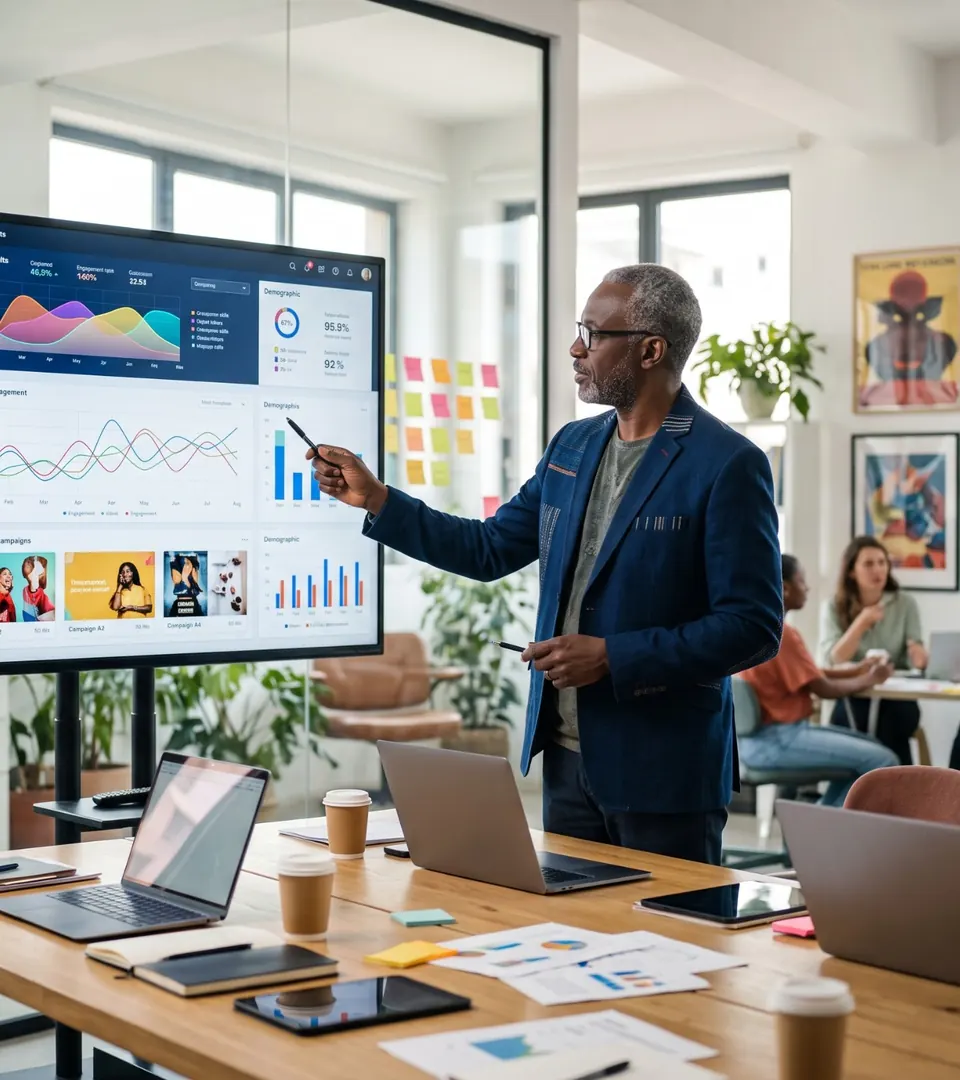 Marketing digital : conseils de l'agence AND VISION à Dakar