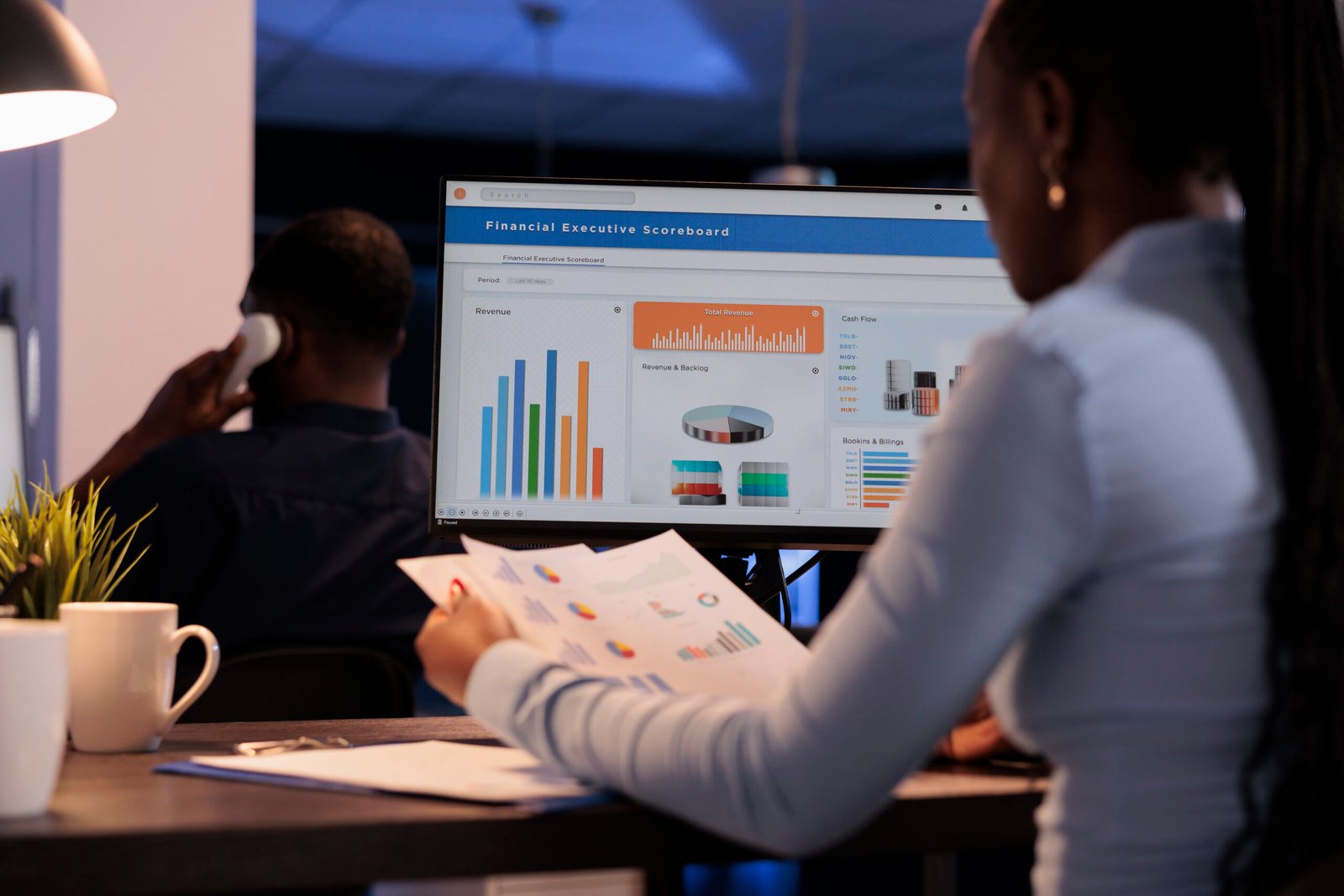 Tableau de bord d’analyse SEO montrant l’évolution du trafic organique